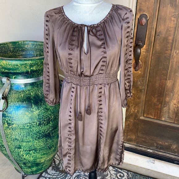 Forever 21 embellished gypsy style dress size medium - Picture 1 of 12